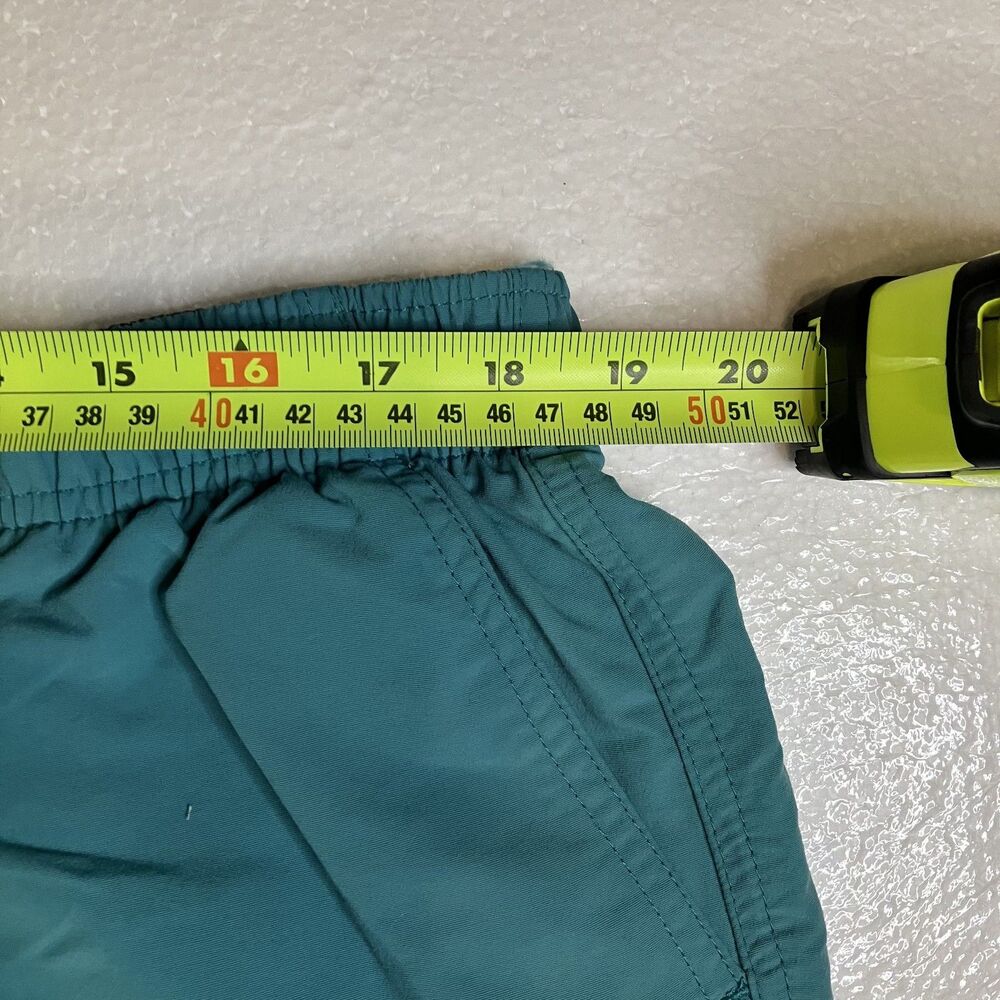 L.L.Bean Supplex Sport Shorts Mens Teal Blue Swim Trunks Elastic Waist Size XL - Picture 7 of 11